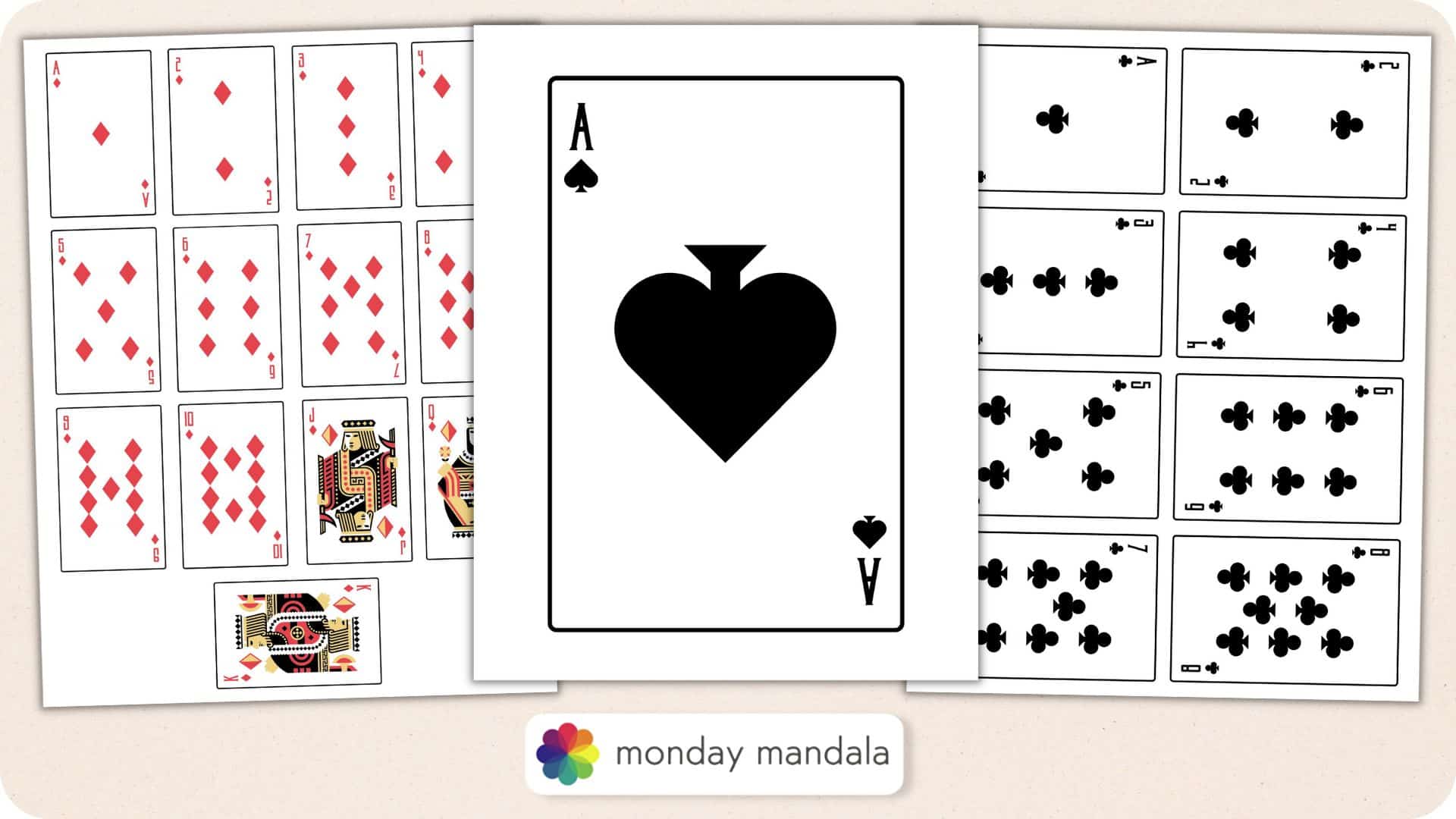 printable playing cards (free pdf sheets in 3 sizes)